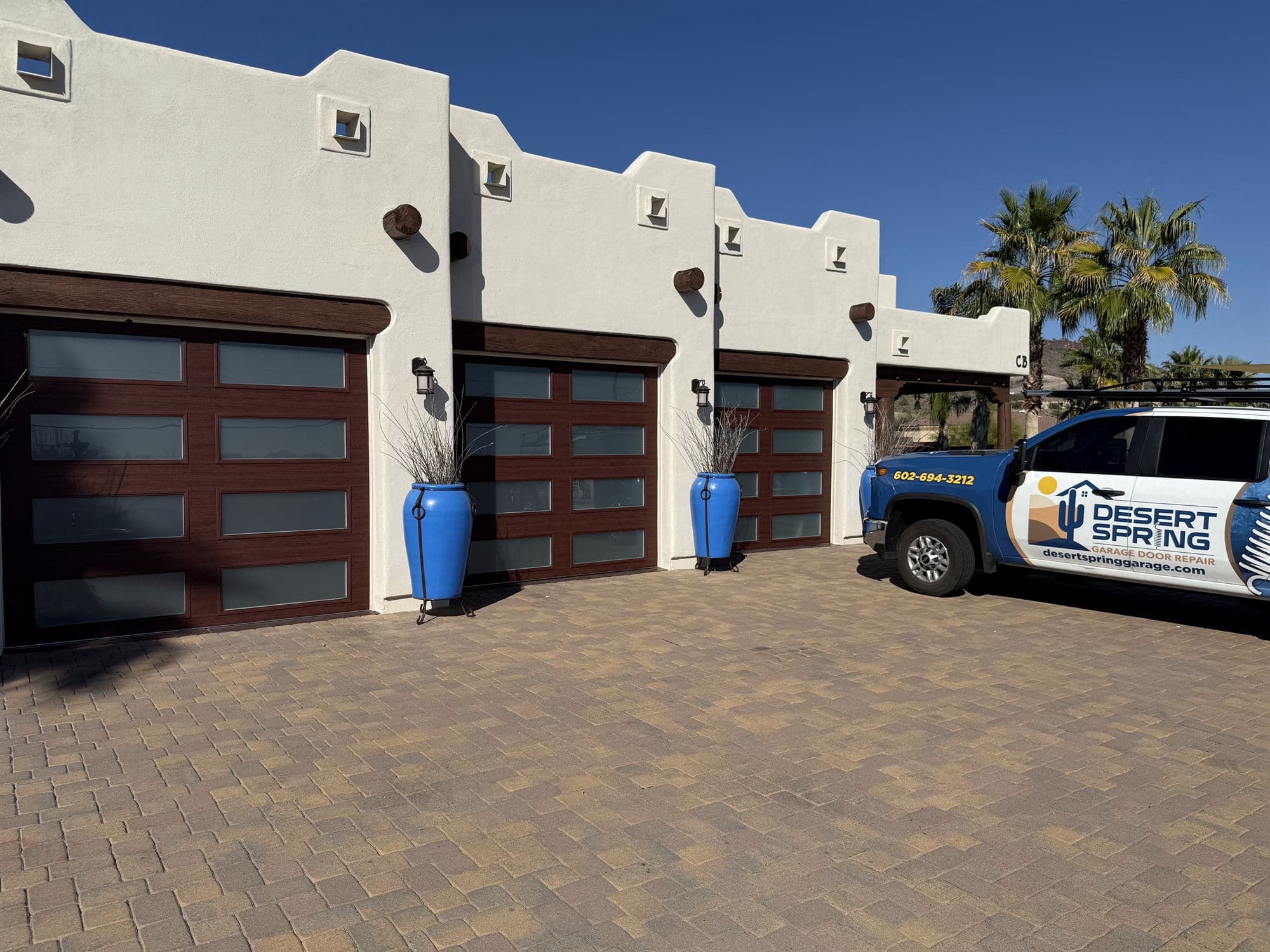 Garage Door Repair Cave Creek Garage door project in Cave Creek, AZ by Desert Spring Garage Door Repair