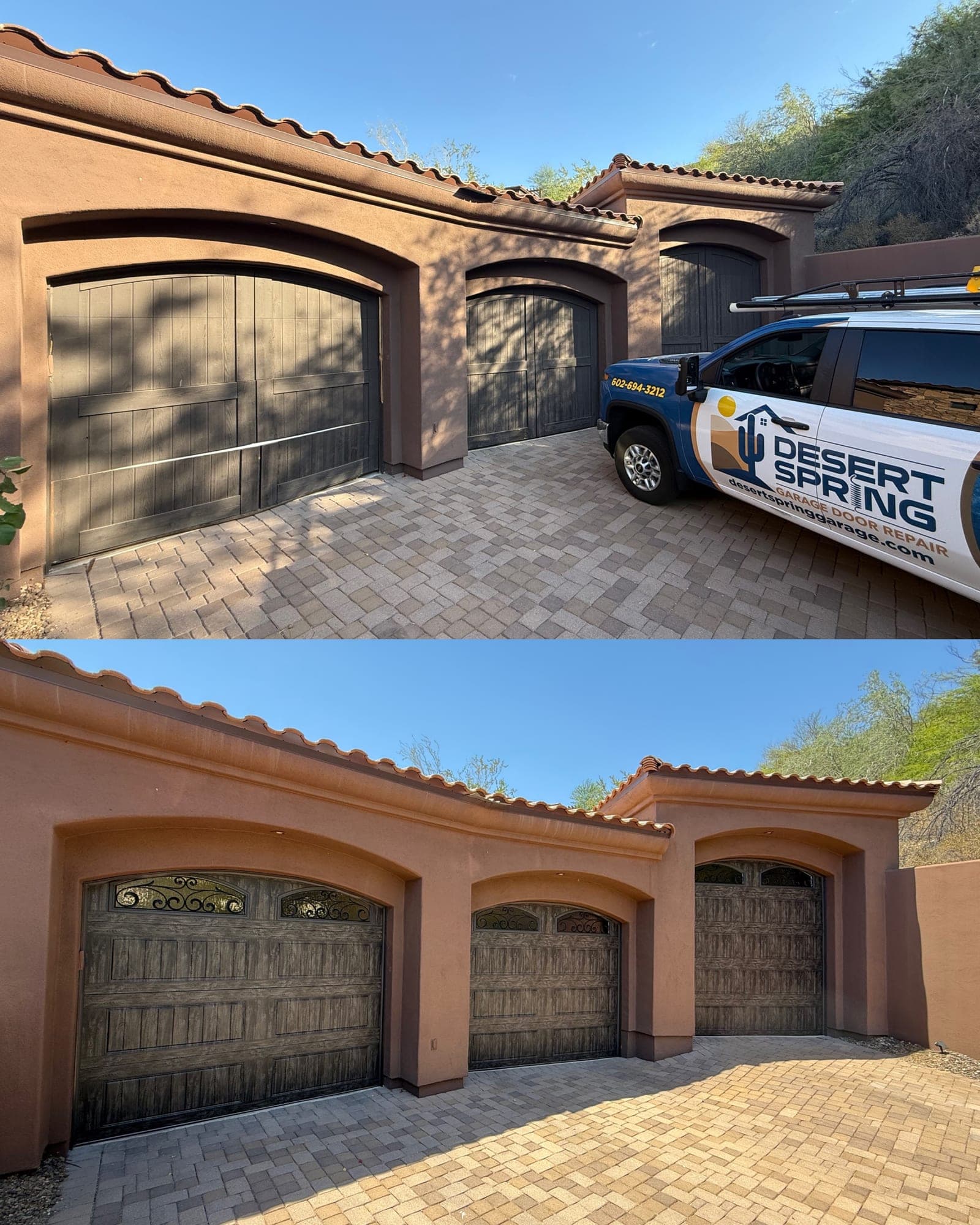 Garage Door Repair Chandler Garage door installation and repair project in Chandler, AZ by Desert Spring Garage Door Repair
