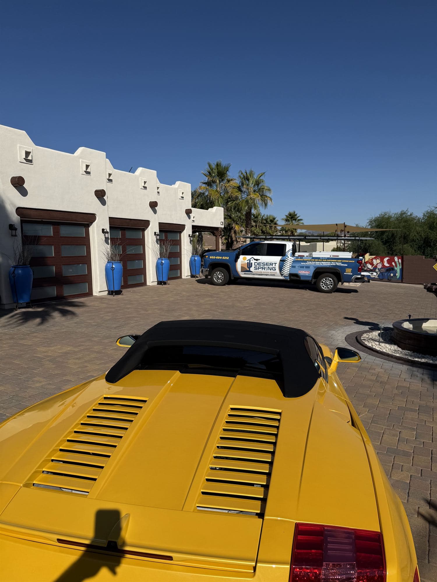 Garage door service in New River, AZ by Desert Spring Garage Door Repair